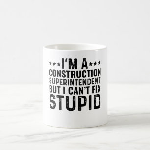 Taza De Café Soy Superintendente de Construcción pero no puedo