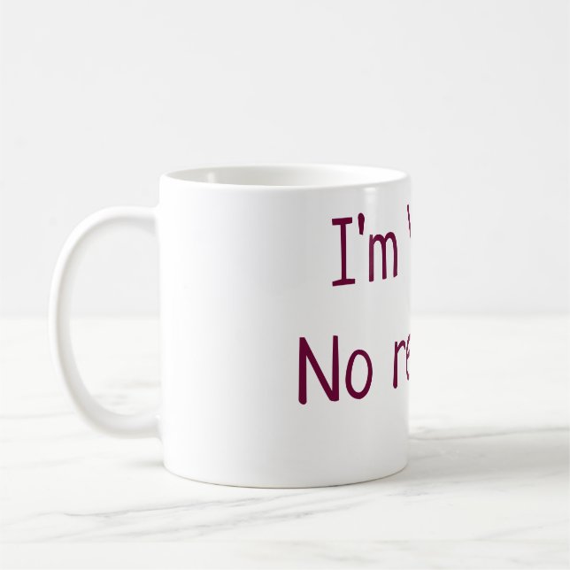 Taza De Café Soy suyo sin reembolsos Día de San Valentín agrega (Izquierda)