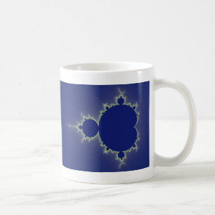 Taza De Café Soy tan azul - fractal