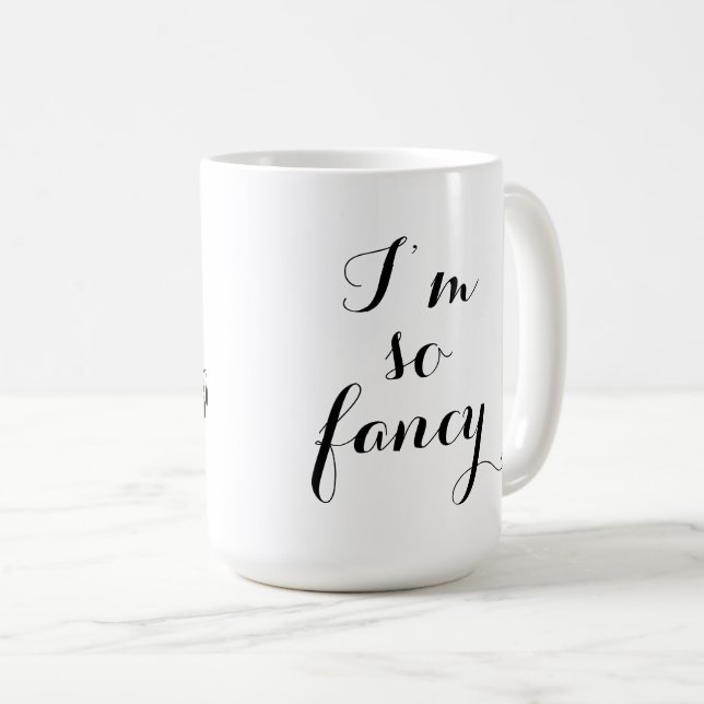Taza De Café Soy tan Fancy Chandelier Mug con Swag (Anverso derecho)