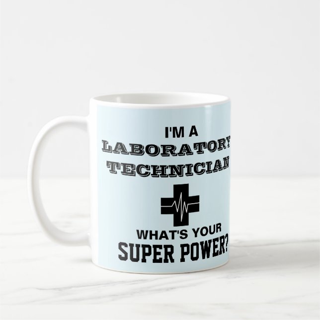 Taza De Café Soy técnico de laboratorio (Izquierda)