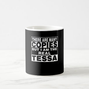 Taza De Café Soy Tessa Gracioso Regalo Personal Personalizado