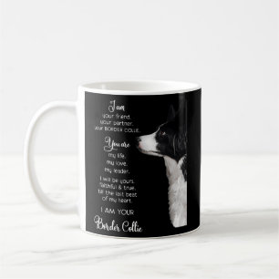 Taza De Café Soy Tu Amigo Tu Compañero Tu Collie De Frontera