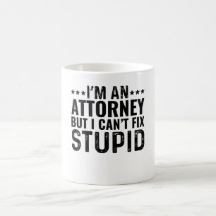 Taza De Café Soy un abogado pero no puedo arreglar lo estúpido