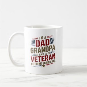 Taza De Café Soy un abuelo de papá y un veterano nada me asusta