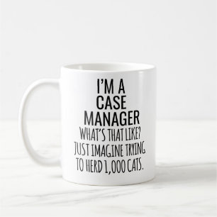 Taza De Café SOY un administrador de casos ¿Qué se siente? Solo
