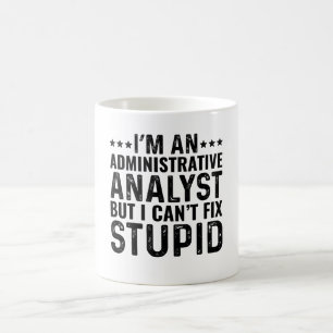 Taza De Café Soy un analista administrativo pero no puedo arreg
