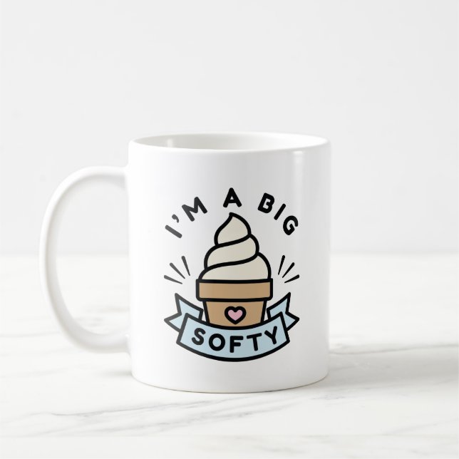 Taza De Café Soy un blando (Izquierda)
