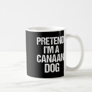 Taza De Café Soy un canaán perro gracioso de Halloween