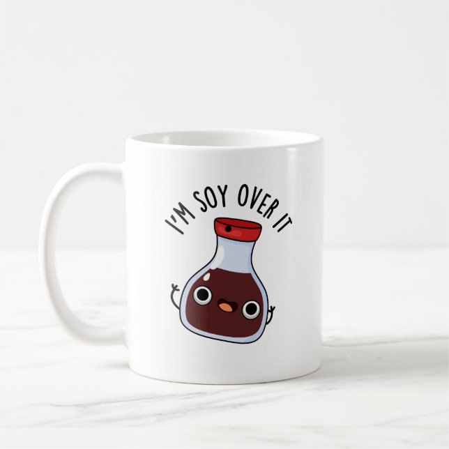Taza De Café Soy un capullo de soja divertida (Izquierda)