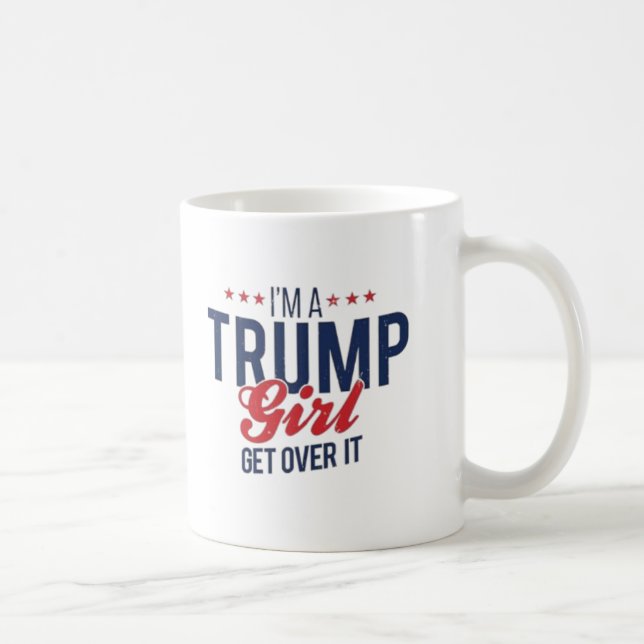Taza De Café "Soy un Chica de Trump" Café Mug (Derecha)