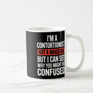 Taza De Café Soy un contorsionista, no un mago Contorsión Yoga