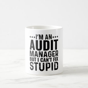 Taza De Café Soy un director de auditoría, pero no puedo arregl
