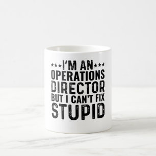 Taza De Café Soy un director de operaciones pero no puedo arreg