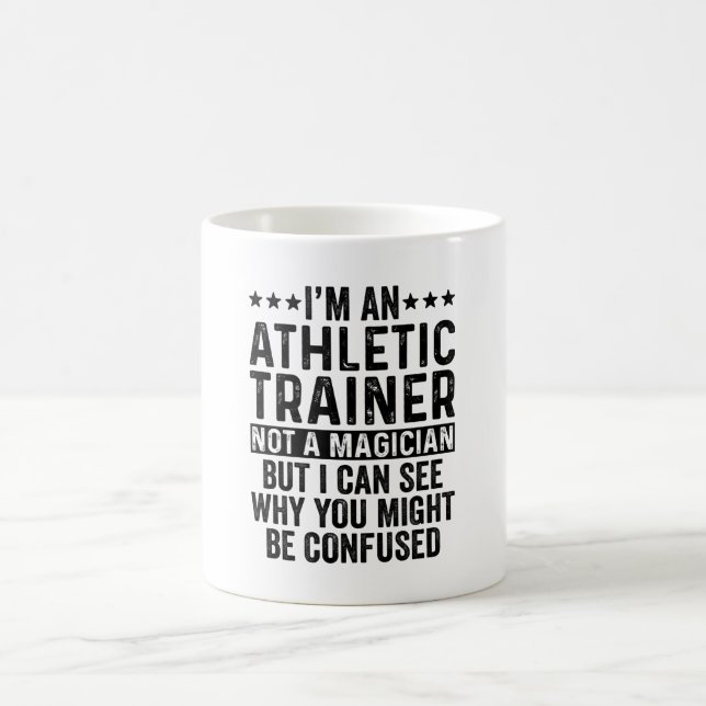 Taza De Café Soy un entrenador atlético, no un cómico mago (Centro)