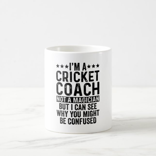 Taza De Café Soy un entrenador de críquet, no un cómico mago (Centro)