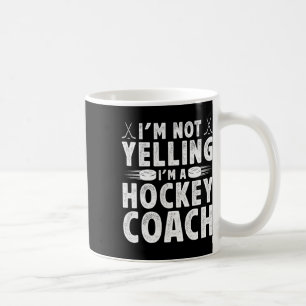 Taza De Café Soy un entrenador de hockey Entrenamiento de hocke