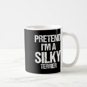 Taza De Café Soy un estúpido disfraz de perro de Halloween