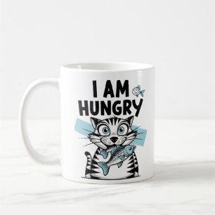 Taza De Café Soy un gato hambriento