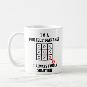 Taza De Café Soy un gerente de proyectos, siempre encuentro una