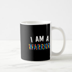 Taza De Café Soy Un Guerrero Autismo Familia Rompe Awarene Auti