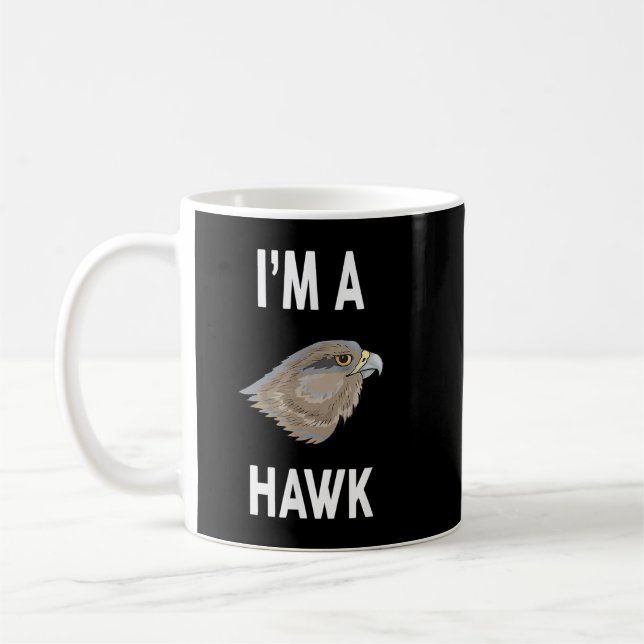 Taza De Café Soy un HAWK gracioso (Izquierda)