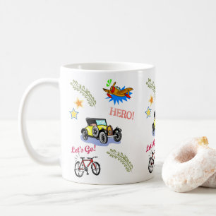 Taza De Café Soy un héroe blanco