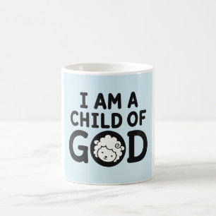 Taza De Café SOY UN HIJO DE DIOS Regalo Cristiano para Baby S