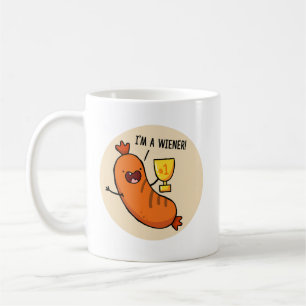 Taza De Café Soy un hotdog vienés Pun Mug
