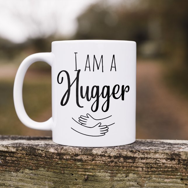 Taza De Café Soy un Hugger (Subido por el creador)