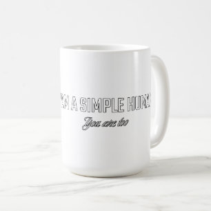 Taza De Café Soy un humano simple tú también eres