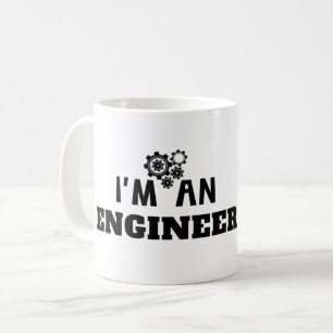 TAZA DE CAFÉ SOY UN INGENIERO -