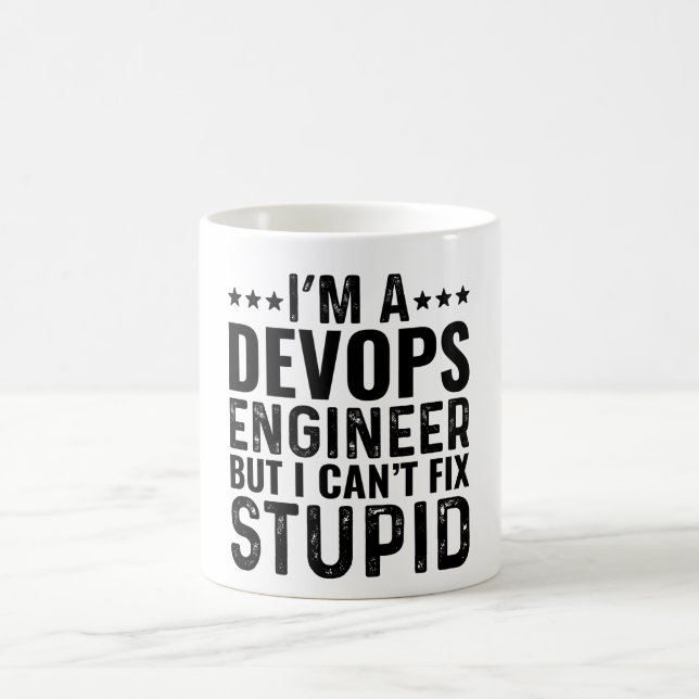 Taza De Café SOY un ingeniero Devops pero no puedo arreglar est (Centro)