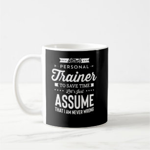 Taza De Café Soy un instructor personal dejo para asumirme