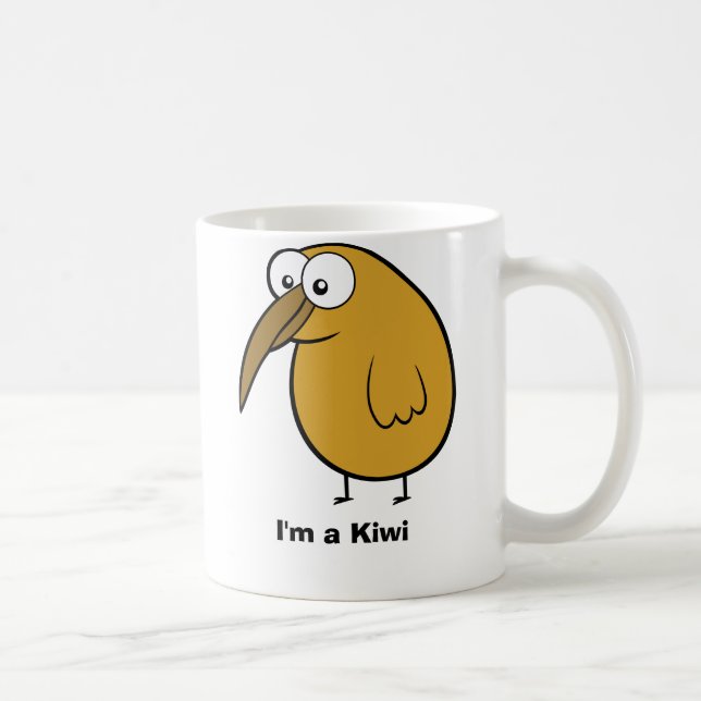 Taza De Café Soy un kiwi (Derecha)
