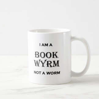 Taza De Café Soy un libro Wyrm no un gusano
