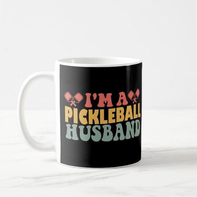 Taza De Café Soy un Marido de Pickleball (Izquierda)