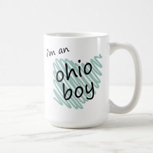 Taza De Café Soy un muchacho de Ohio