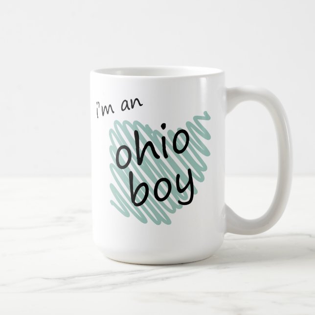 Taza De Café Soy un muchacho de Ohio (Derecha)