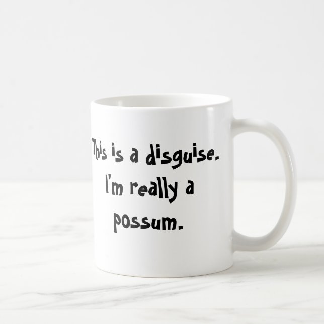 Taza De Café Soy un oposum (Derecha)
