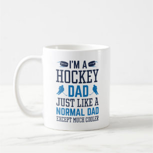 Taza De Café Soy un papá de hockey