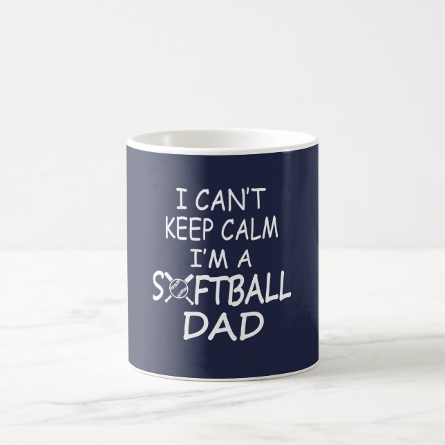 Taza De Café Soy UN PAPÁ del SOFTBALL (Centro)