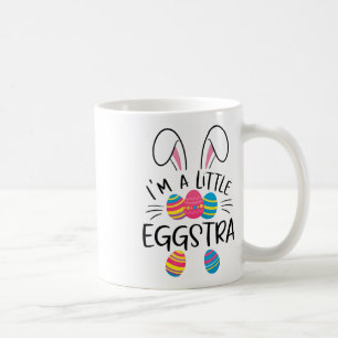 Taza De Café Soy un pequeño conejito de Pascua de Eggstra
