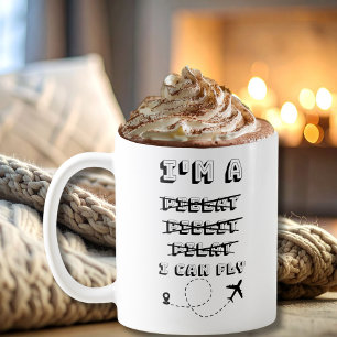Taza De Café Soy Un Pielat Pielit Pilat Puedo Volar Piloto Dive