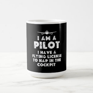 Taza De Café Soy un piloto gracioso