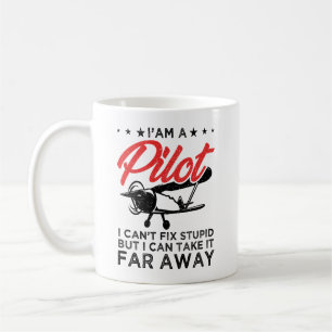Taza De Café Soy un piloto que no puedo arreglar un piloto estú