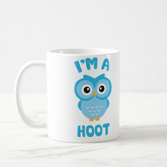 Taza De Café Soy un pitido (el retruécano lindo del búho)