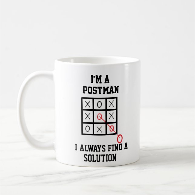 Taza De Café Soy Un Postman Y Siempre Encuentro Una Solución Mu (Izquierda)
