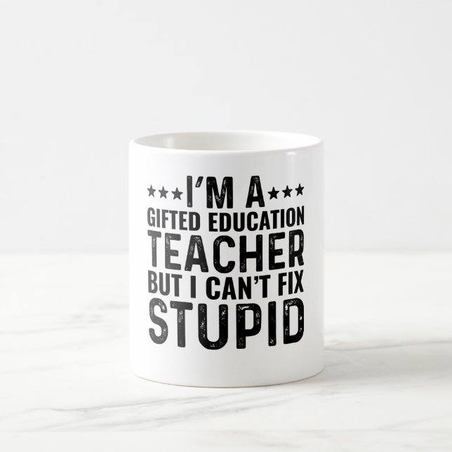 Taza De Café Soy un profesor de educación superior pero no pued (Centro)