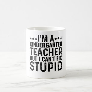 Taza De Café Soy un profesor de guardería pero no puedo arregla